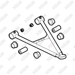 Conjunto de brazo oscilante inferior delantero izquierdo