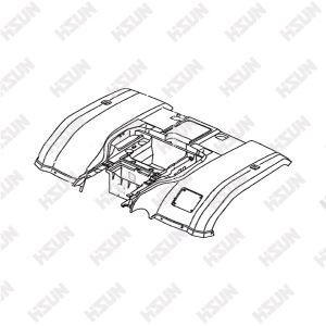 Panel posterior camuflado