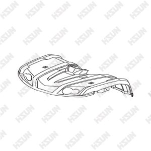 Panel frontal camuflado