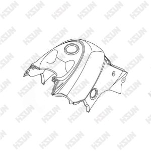 Cubierta del tanque de combustible camuflado