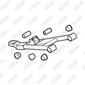 Conjunto de brazo oscilante superior delantero derecho