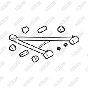 Conjunto de brazo oscilante inferior delantero derecho