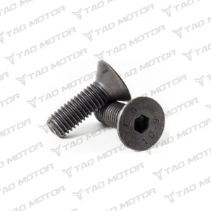 Tornillo plano con casquillo hexagonal M8x16