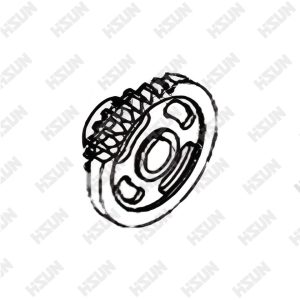 Conjunto de engranaje impulsado por equilibrio