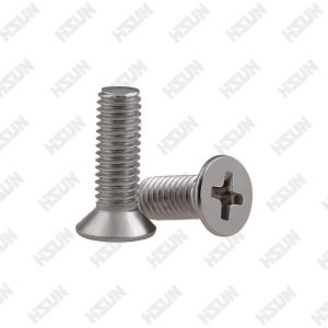Tornillo de cabeza avellanada empotrable en cruz M8×25