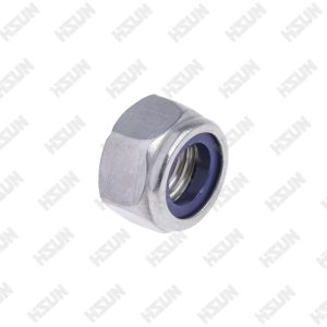 Tuerca autoblocante con brida hexagonal M8